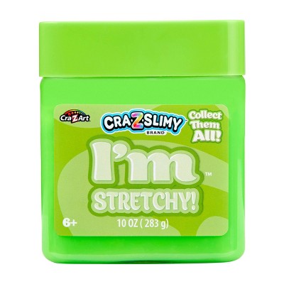 Cra-Z-Slimy I'm Stretchy Green Slime Jar 7.8oz