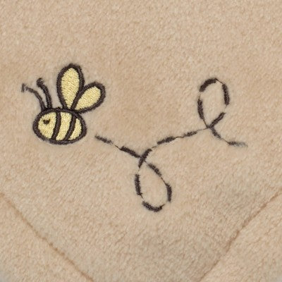 Bedtime Originals Disney Baby Winnie the Pooh Embroidered Security Blanket/Lovey: Fleece, 12" x 12", Animals Pattern