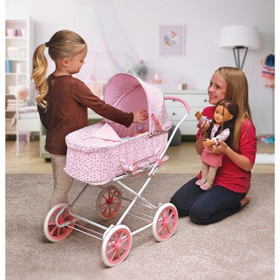 Badger Basket Rosebud 3-in-1 Doll Carrier/Stroller - Pink (LOCAL PICKUP ONLY)