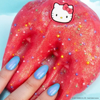 Hello Kitty Slimygloop Scented Slime Dome Jar - Red: Sensory Development Toy, 8 oz