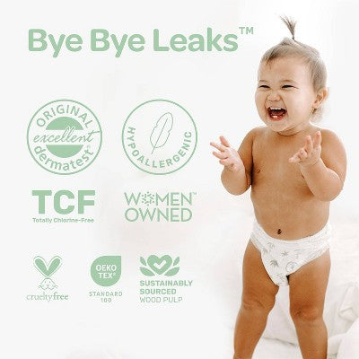 Parasol Clear+Dry Natural Disposable Diaper Pants - 3T-4T - 48ct