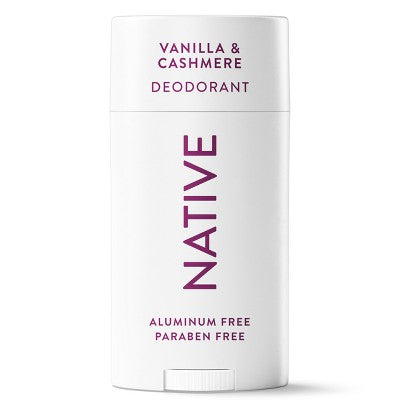 Native Vanilla & Cashmere Deodorant - 2.65oz: Aluminum-Free, Paraben-Free, Vegan