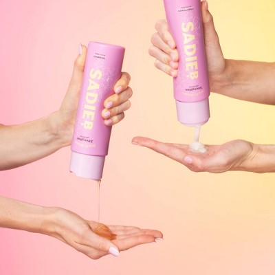 SadieB Peachy Dream - Strengthen & Hydrate Conditioner - 10 oz: For All Hair Types, Sulfate-Free, Daily Use