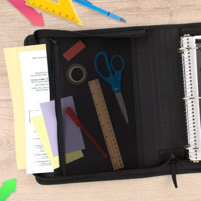 Five Star Xpanz 2" Zipper Binder and Pouch with Cosmic Blast