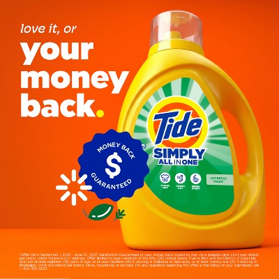 Tide Simply Daybreak Fresh Liquid Laundry Detergent 85 Loads - 107 fl oz