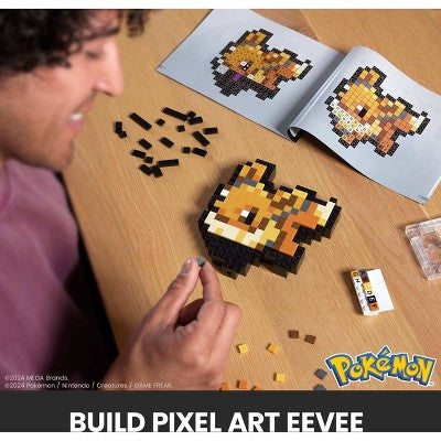 MEGA Pokemon Eevee Building Toy Kit 323pc Retro Set
