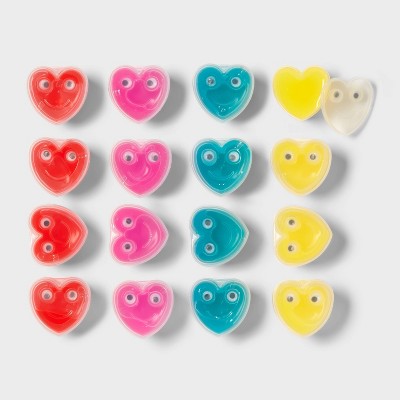 16pc Heart Putty Valentine's Day Party Favor Sets - Spritz