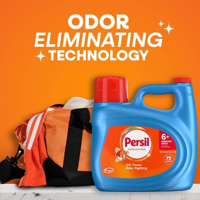 Persil Advanced Oxi + Odor Fighting HE Deep Cleaning Liquid Laundry Detergent 75 Loads - 126 fl oz