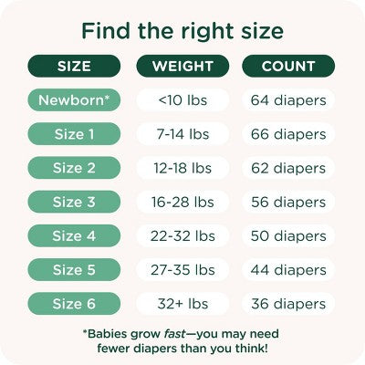 HealthyBaby Certified Safe Organic Cotton Enhanced Diapers - Size 6 - 36ct