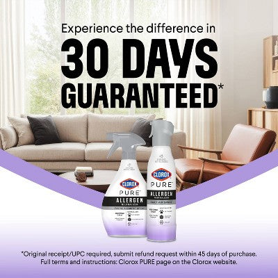 Clorox PURE Allergen Neutralizer Daily Air Spray Air Fresheners Nighttime Calm - 8oz: Non-Toxic, 1-Pack