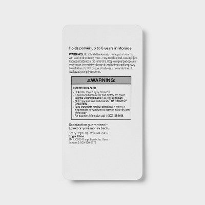 2032 Batteries - Lithium Coin Battery - 2ct - up&up: Household Single-Use, 1.5V