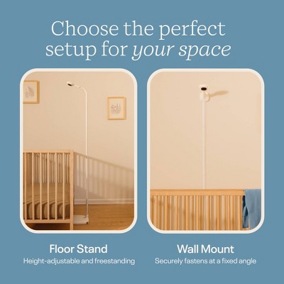 Nanit Pro Smart Baby Monitor & Floor Stand - White