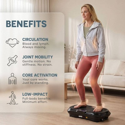 Lifepro Fitness Waver Electric Vibration Plate Exercise Machine for Full Body Workout - Black (LOCAL PICKUP ONLY)