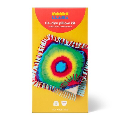 Tie-Dye Jersey Tied Pillow Craft Kit- Mondo Llama
