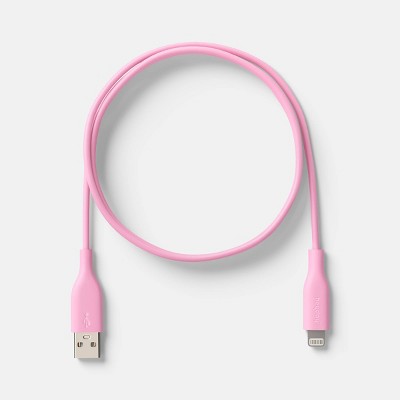 6' A+L Silicone Cable - heyday Candy Pink
