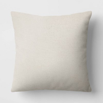 Floral Printed Square Throw Pillow Khaki - Threshold