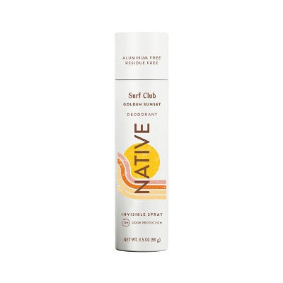 Native Limited Edition Surf Club Deodorant - Golden Sunset - 3.5 fl oz