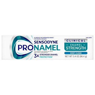 Sensodyne Pronamel Clinical Enamel Strengthening and Deep Clean Toothpaste - 3.4oz