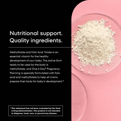 One A Day Pregnancy Planning Vitamin Tablet - 60ct