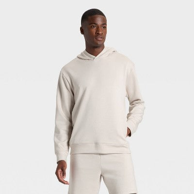 Men's Spacer Hoodie Sweatshirt - All In Motion Beige XXL