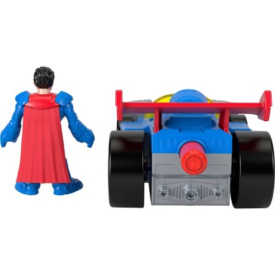 Imaginext DC Super Friends Deluxe Supermobile Action Figure Playset - 4pk