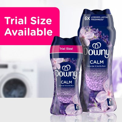 Downy Calm Lavender & Vanilla Bean In-Wash Booster Laundry Additive Beads - 30.1oz