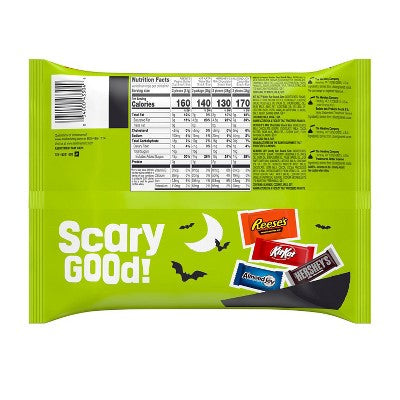 HERSHEY'S Chocolate Assorted Halloween Candy Snack Size - 13.13oz/25pc