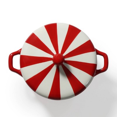 Ceramic Cocotte Red - Bullseye's Playground