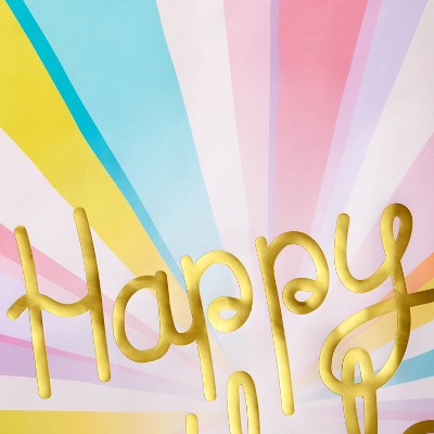 XLarge "Happy Birthday" Gift Bag - Spritz