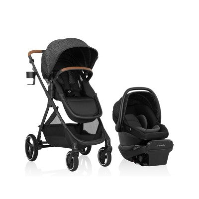 Evenflo Shyft Intuiti Travel System Featuring Revolve180 LiteMax NXT - Black Shale (LOCAL PICKUP ONLY)
