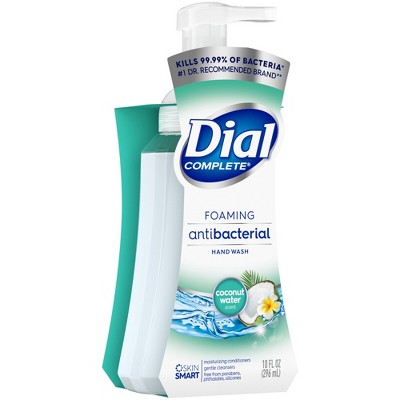 Dial Antibacterial Defense Foaming Hand Soap - Coconut Water - 10 fl oz