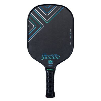 Franklin Sports 16" Raw Carbon Fiber Traditional Pickleball Paddle -Blue