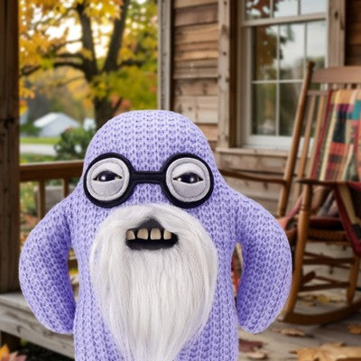 Fuggler 9" Old Fogies Mr Needles Stuffed Animal