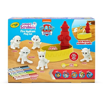 Crayola Scribble Scrubbie Paw Patrol Fire Hydrant Playset