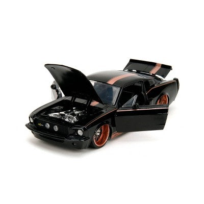 Pink Slips 1967 Shelby GT-500 Black Diecast Vehicle - 1:24 Scale