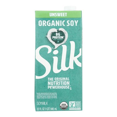 Silk Organic Unsweetened Soymilk - Case of 6/32 oz (LOCAL PICKUP ONLY)