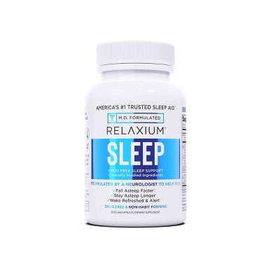 RELAXIUM Sleep Capsules - 30ct: Melatonin, Drug-Free, Gluten-Free, Vegan