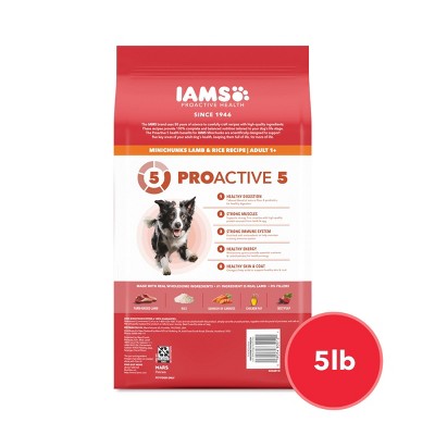 IAMS Proactive Health Minichunks Lamb and Rice Recipe Adult Dry Dog Food - 5lbs
