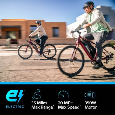 Schwinn Regent 27.5" Adult Hybrid Bike - Dark Red (LOCAL PICKUP ONLY)