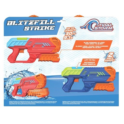Tidal Storm Blitzfire Strike - 2pk: Toy Blasters for Kids