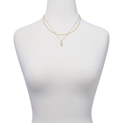 Kendra Scott Serena Multi-Strand Pendant Necklace - Dichroic