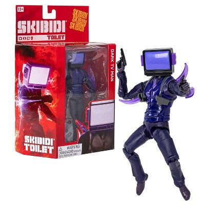 Skibidi Toilet Dark TV Man 6" Deluxe Action Figure