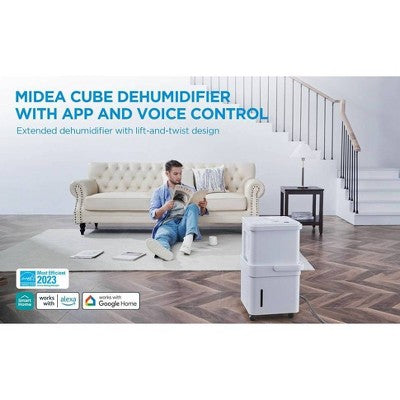Midea 35 Pint Cube Smart Dehumidifier for Spaces up to 3500 sq ft (LOCAL PICKUP ONLY)