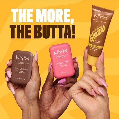 NYX Professional Makeup Buttermelt Glaze Skin Tint with SPF 30 - Praline Butta - 1.01 fl oz