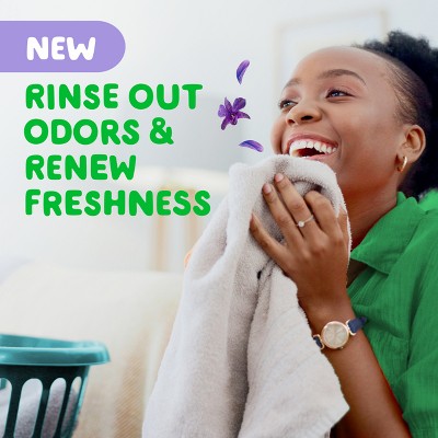 Gain Rinse + Renew Fabric Rinse - Dewdrop Dream - Rinse Out Odors - 48 fl oz