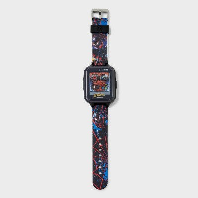 Boys' Spider-Man Light Up Interactive Watch - Black