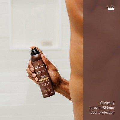 Cremo Deodorizing Body Spray - Casked Vanilla - 3.5 fl oz