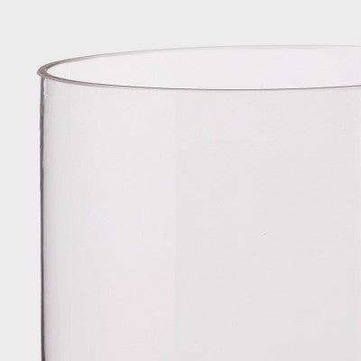 Clear Hurricane 3" x 4" Pillar Candle Holder - Room Essentials