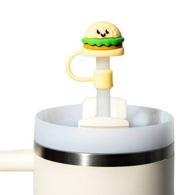 CharCharms 4pk Food Straw Toppers