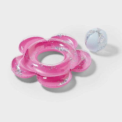 Flower Tube SMS Water Floats and Inflatables - Sun Squad: Novelty Pool Toy